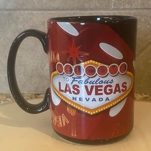 Las Vegas Coffee Mug Large Welcome to Fabulous Las Vegas Nevada
